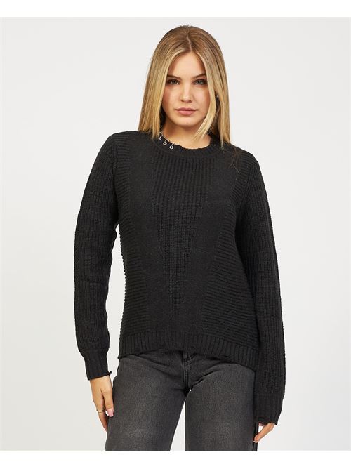 Maglione Patrizia Pepe con piercing in misto lana PATRIZIA PEPE | 2K0196-K138K103